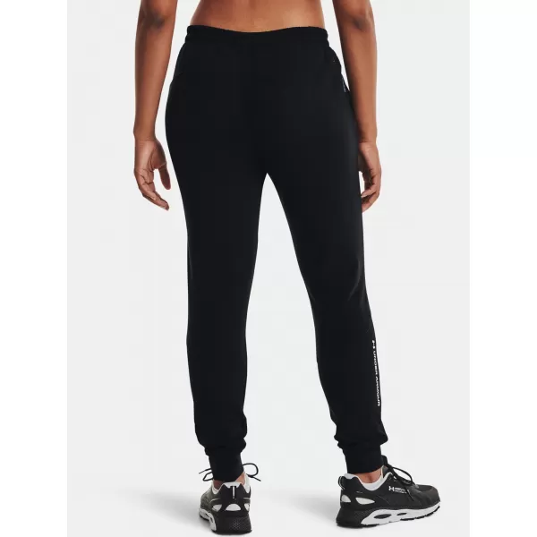  Pantaloni de dama UNDER ARMOUR UA RUSH FLEECE PANT 1365775-001 NEGRU 