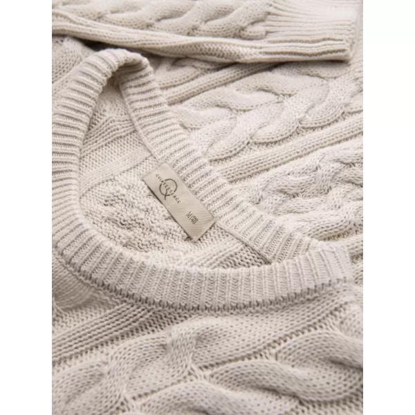  Pulover pentru bărbați OMBRE OM-SWSW-0191 ECRU 