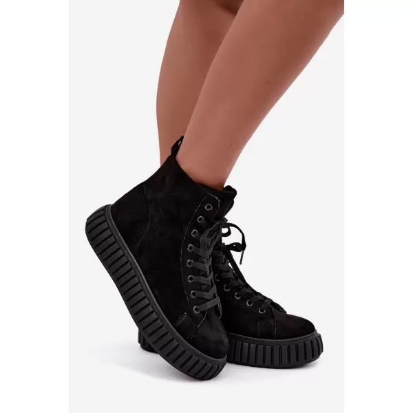  Adidași de damă BOTO LA372 NEGRU 