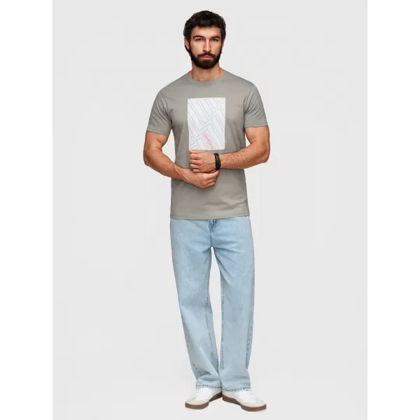  Tricou pentru bărbați OMBRE OM-TSPT-0259 GRI 