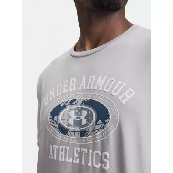  Tricou pentru bărbați UNDER ARMOUR M 60/40S ARMOR GLOBE SS 6009261-011 GRI 