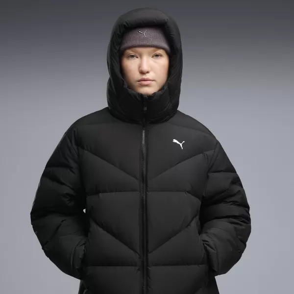  Palton de damă PUMA HOODED DOWN PUFFER COAT W 69457901 PUMA NEGRU 
