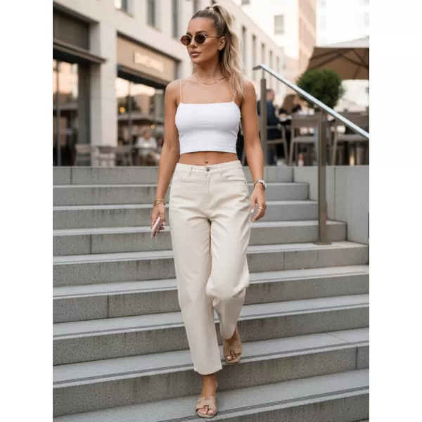  Pantaloni de dama DSTREET UY3061 BEJ 