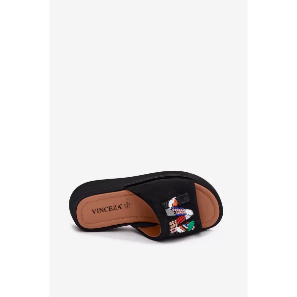  Papuci de damă VINCEZA 66942 NEGRU 