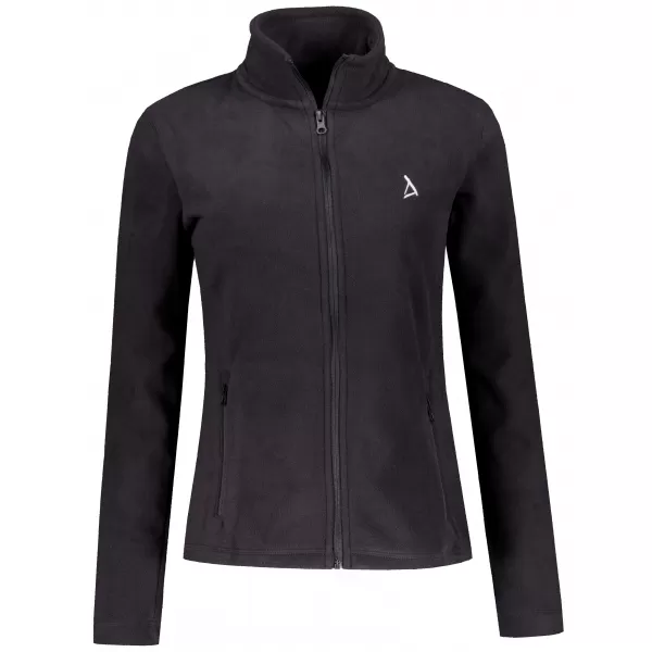  Hanorac de damă din fleece ALTISPORT ALW002852 NEGRU SI ARGINTIU 