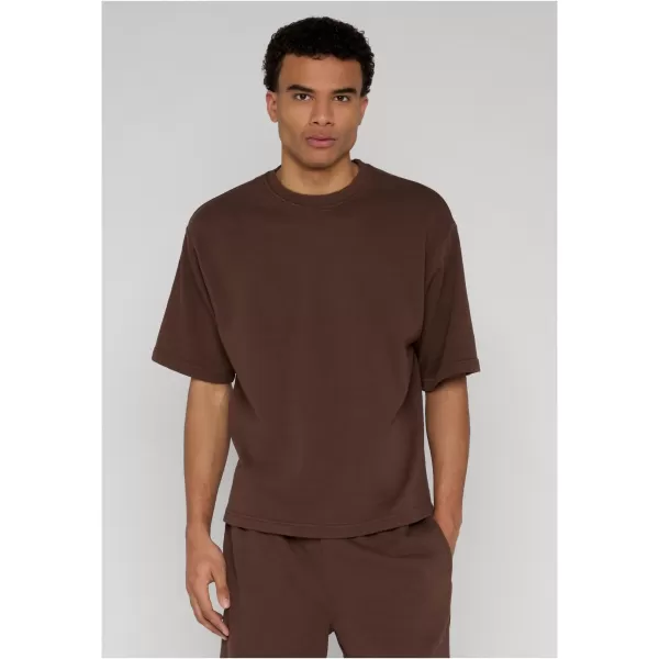  Tricou pentru bărbați URBAN CLASSICS TB8097 MARO CIOCOLATA 