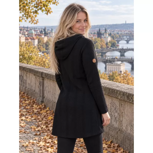 Hanorac de dama ALTISPORT INA NEGRU 