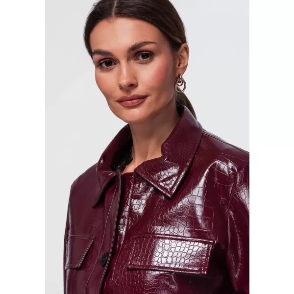  Geaca de dama OMBRE OW-JAFL-0145 BURGUNDIA 