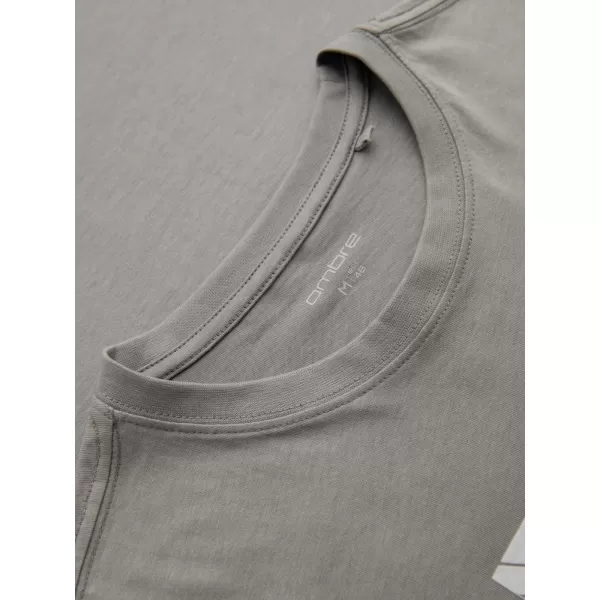  Tricou pentru bărbați OMBRE OM-TSPT-0259 GRI 