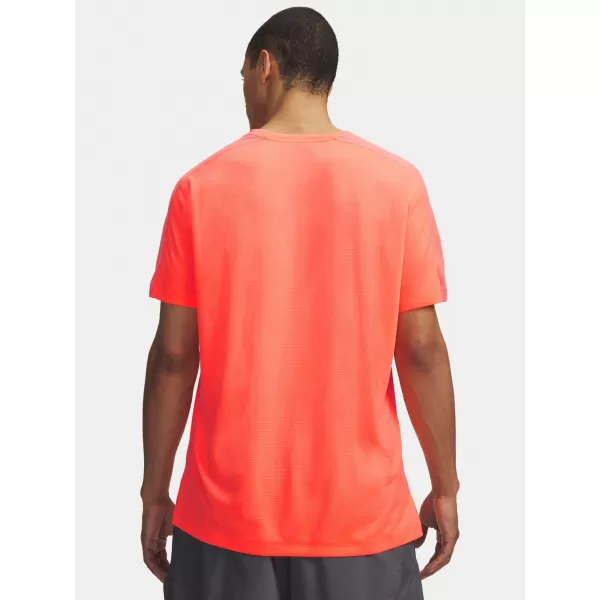  Tricou pentru bărbați UNDER ARMOUR VELOCITI REFLCT SS 6009518-824 PORTOCALE 