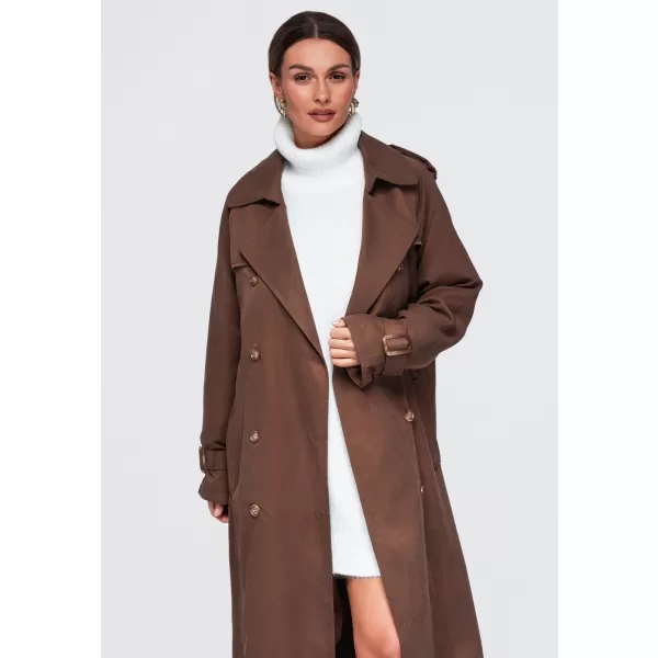  Palton de damă OMBRE OW-COLC-0121 MARO 