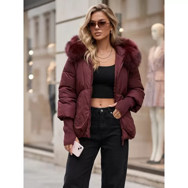 Geaca de dama DSTREET TY5992 BURGUNDIA 