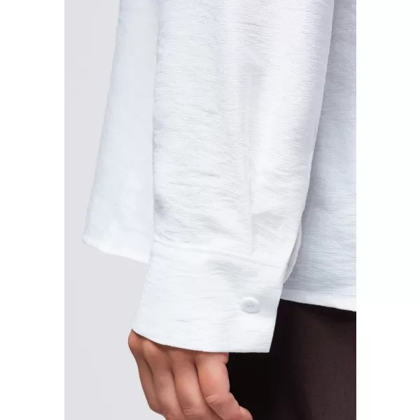  Cămașă de damă OMBRE OW-SH-E0073 ALB 
