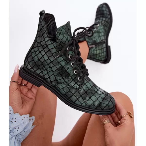  Botine de dama ARTIKER 55C1325 VERDE/NEGRU 