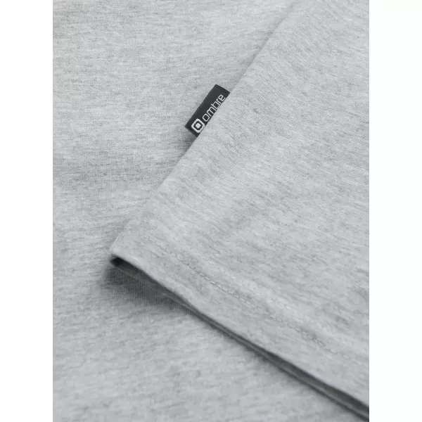  Tricou pentru bărbați OMBRE L171 MELANGE GRI 