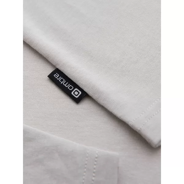  Tricou pentru bărbați OMBRE OM-LSBL-0143 BEJ DESCHIS 