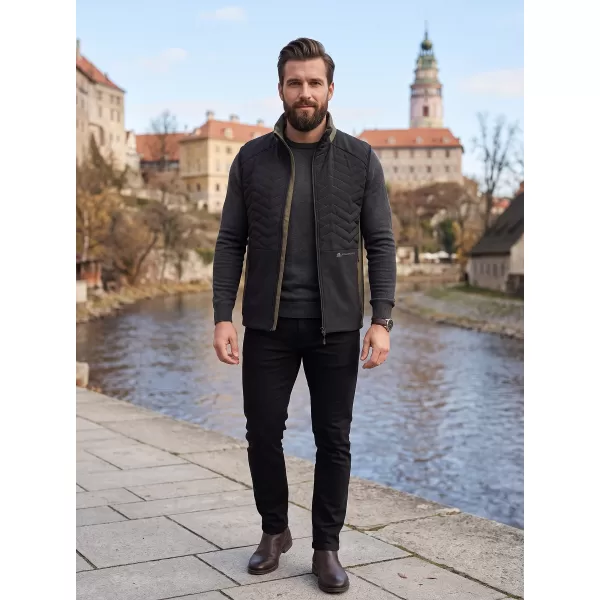  Vestă ușoară pentru bărbați ALPINE PRO BERF 3 NEGRU 