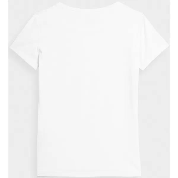  Tricou pentru femei 4F WMM00TTSHF2356 ALB 