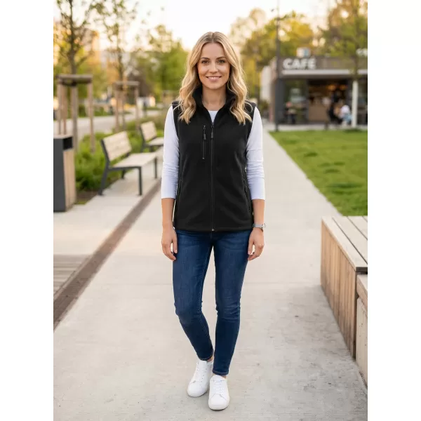  Vesta de dama fleece MALFINI EXIT W-525 NEGRU 