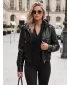 Geaca de dama DSTREET TY5876 NEGRU
