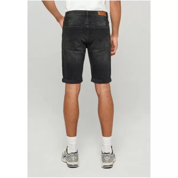  Pantaloni scurți pentru bărbați URBAN CLASSICS TB8457 NEGRU SPALAT 