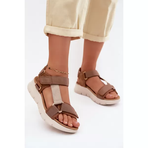  Sandale de dama ARTIKER 58C1231 MARO/BEJ 