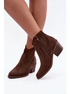 Pantofi de dama S.BARSKI HY62-8149 CAFEA
