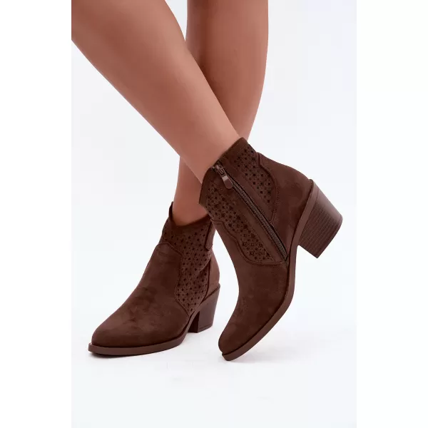  Pantofi de dama S.BARSKI HY62-8149 CAFEA 
