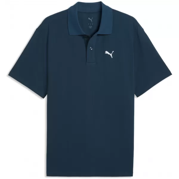  Tricou pentru bărbați cu guler PUMA WARDROBE ESS PIQUE RELAXED POLO 62965736 BENZINĂ DE LA MIEZUL NOPȚII 