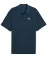 Tricou pentru bărbați cu guler PUMA WARDROBE ESS PIQUE RELAXED POLO 62965736 BENZINĂ DE LA MIEZUL NOPȚII