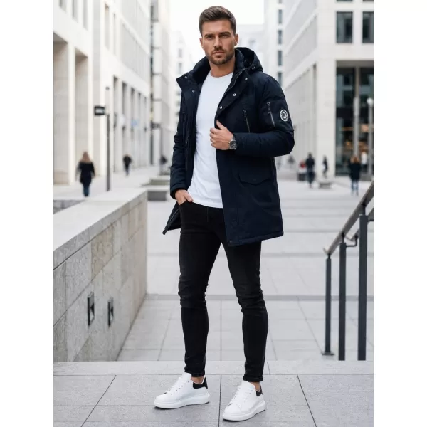  Jachetă pentru bărbați DSTREET TX5106 ALBASTRU ÎNCHIS 