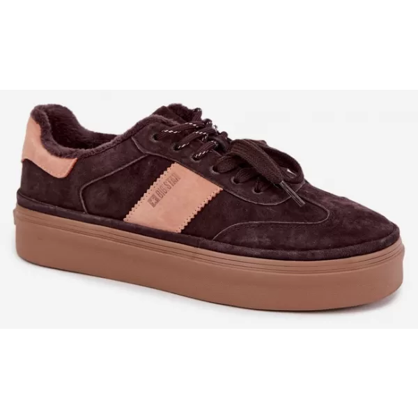  Adidași de damă BIG STAR SHOES UU274770 UMBRE MARO/BEJ 