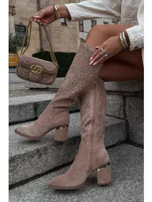 Cizme de dama S.BARSKI HY62-8122 BEJ