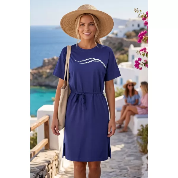  Rochie ALTISPORT ALW001816 ALBASTRU MIEZUL NOPȚII 