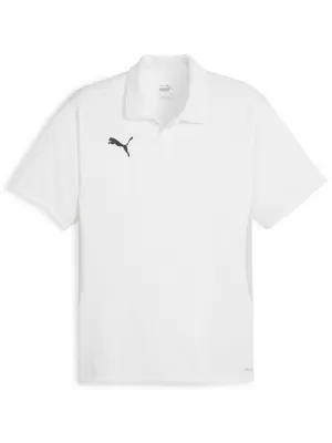 Tricou pentru bărbați cu guler PUMA TEAMGOAL POLO 658771-04 PUMA ALB/NEGRU/GRI PENE