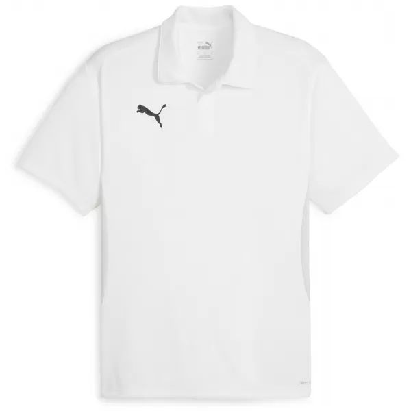  Tricou pentru bărbați cu guler PUMA TEAMGOAL POLO 658771-04 PUMA ALB/NEGRU/GRI PENE 
