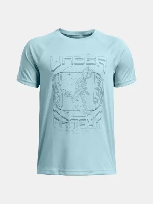 Tricou băieți UNDER ARMOUR UA B TECH GAME DAY SS 1389974-494 ALBASTRU
