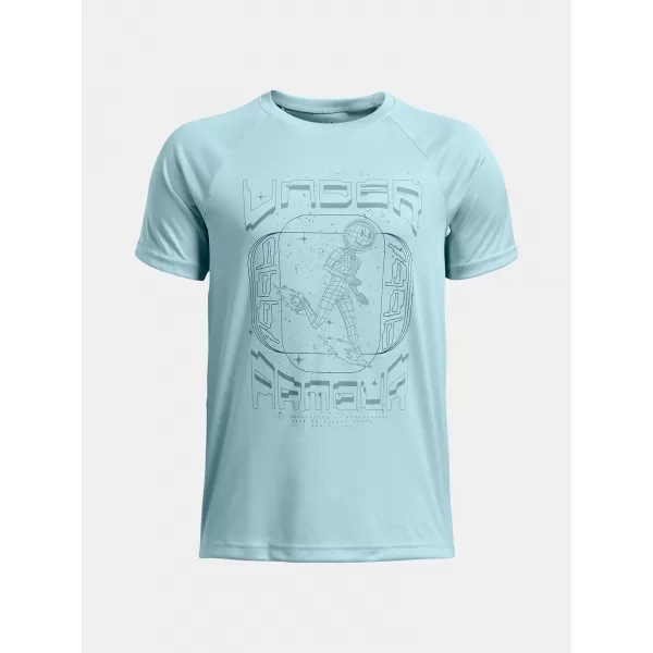  Tricou băieți UNDER ARMOUR UA B TECH GAME DAY SS 1389974-494 ALBASTRU 