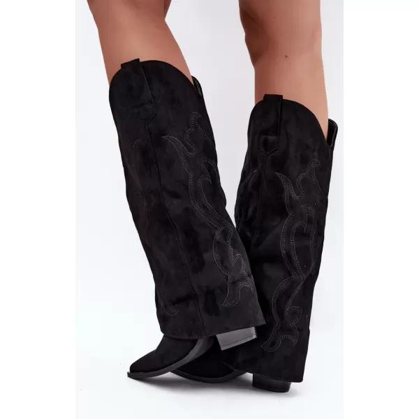  Cizme de dama BOTO 2588A NEGRU 