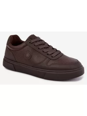 Adidași pentru bărbați BIG STAR SHOES UU174326 UMBRE MARO/BEJ