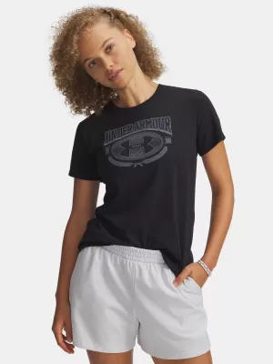Tricou de damă UNDER ARMOUR W VARSITY SS 6010592-001 NEGRU