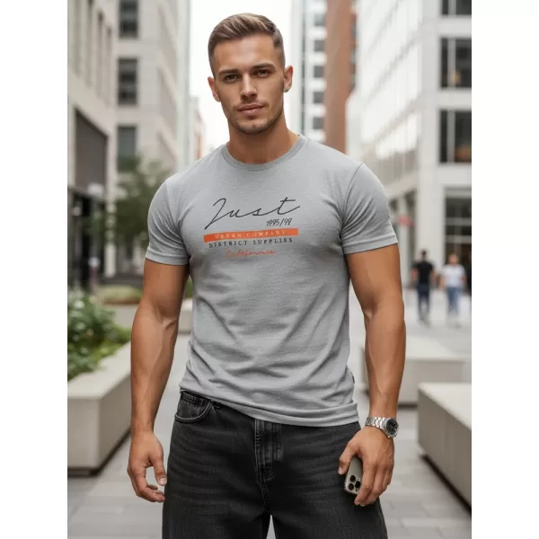  Tricou pentru bărbați DSTREET RX5424 GRI DESCHIS 