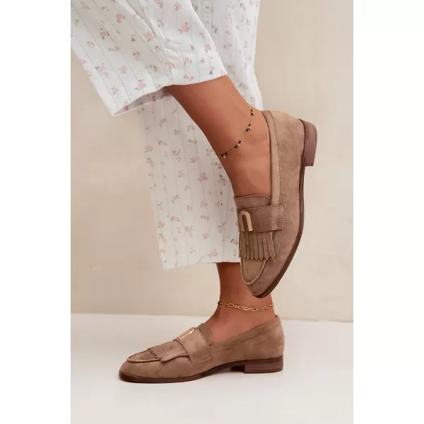  Mocasini de dama BOTO 3742 KAKI 