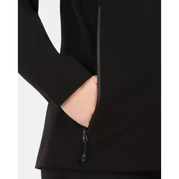  Jachetă hardshell pentru femei KILPI HURRICANE-W 1L0103KI NEGRU 