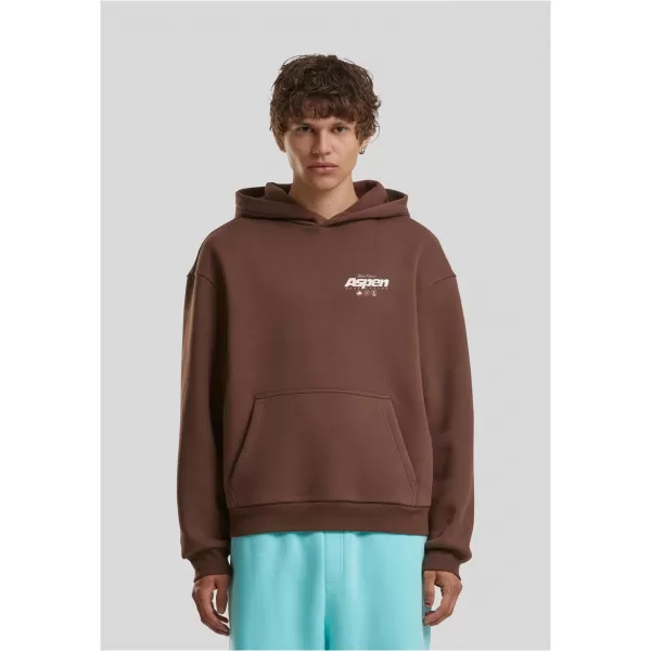  Hanorac pentru bărbați URBAN CLASSICS TB9034-14274 MARO CIOCOLATA 