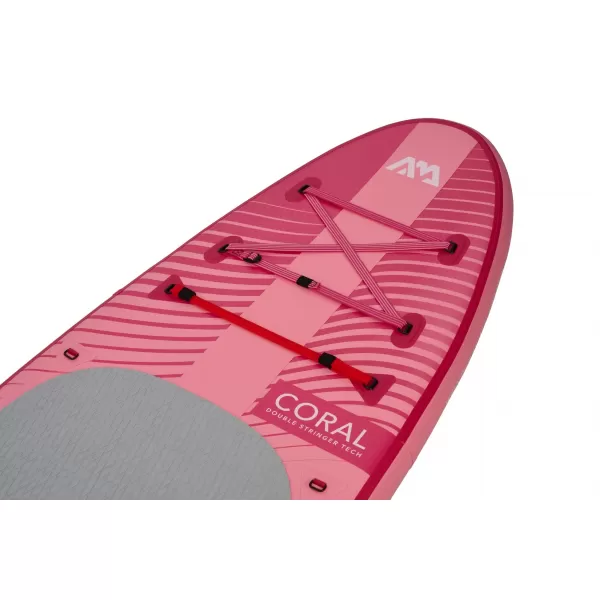  Placă cu vâsle AQUA MARINA CORAL 10'2'' ZMEURĂ 