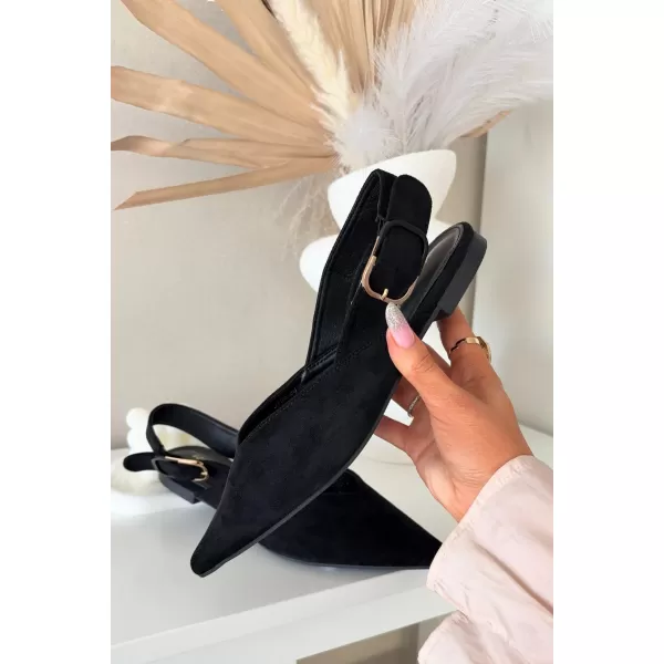  Balerini de dama BOTO JH598/9755 NEGRU 