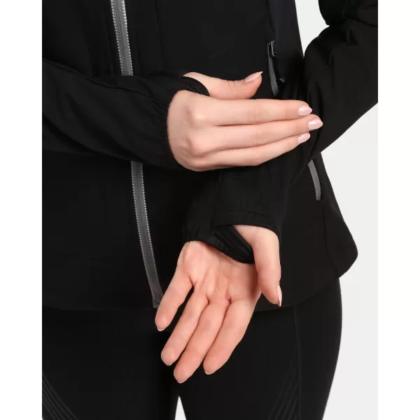  Jachetă softshell pentru femei KILPI BALEO-W 1L0114KI NEGRU 