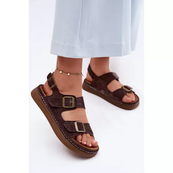  Sandale de dama VINCEZA 79620 CIOCOLATĂ 