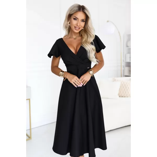  Rochie NUMOCO 675-5 NEGRU 